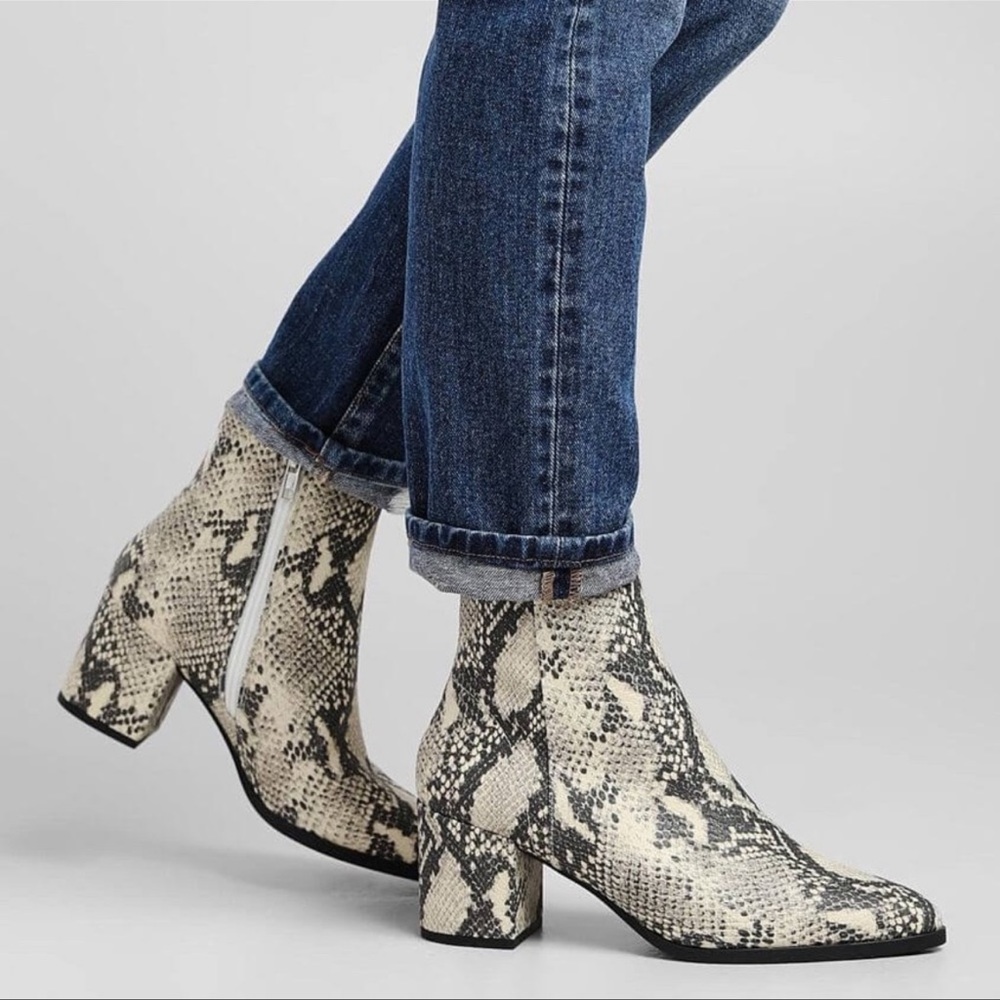 Snakeskin boots